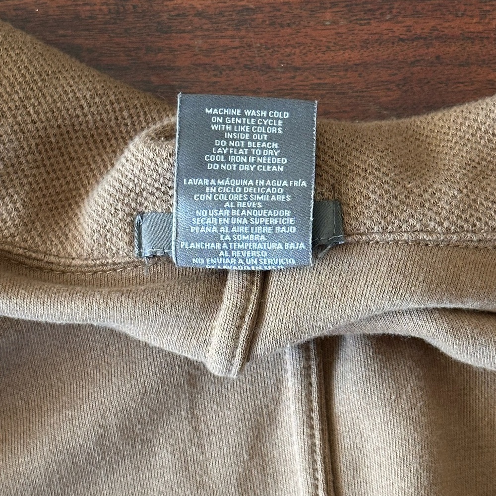 Matty M Camel Brown Knit Blazer Jacket – Size XL - Picture 5 of 7